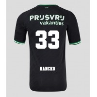 Camiseta Feyenoord David Hancko #33 Segunda Equipación Replica 2024-25 mangas cortas